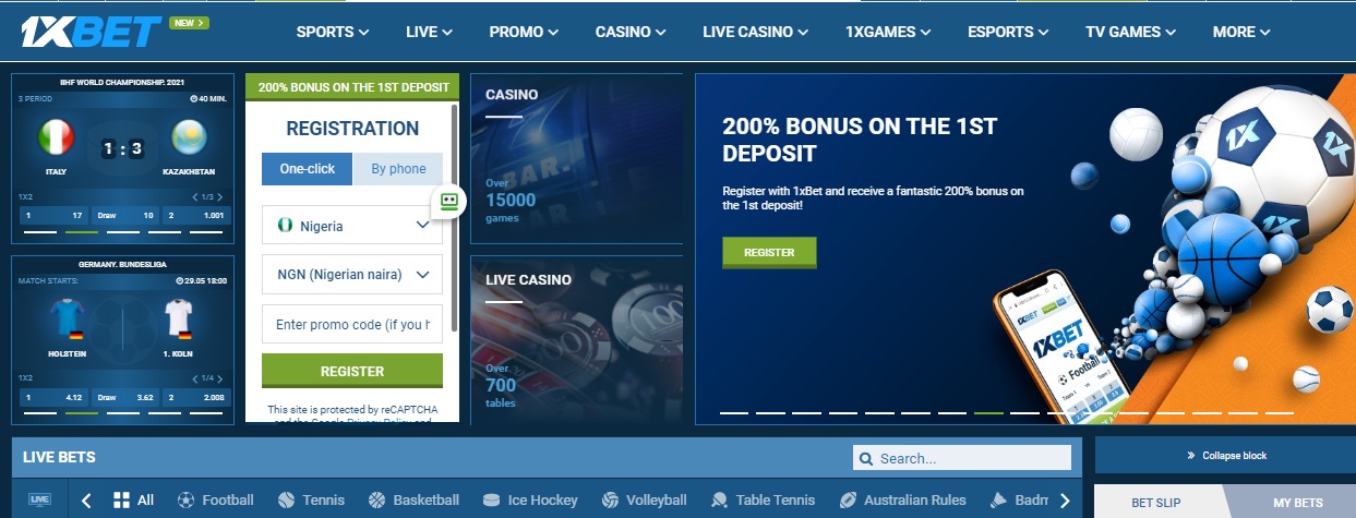 1xbet bônus casino